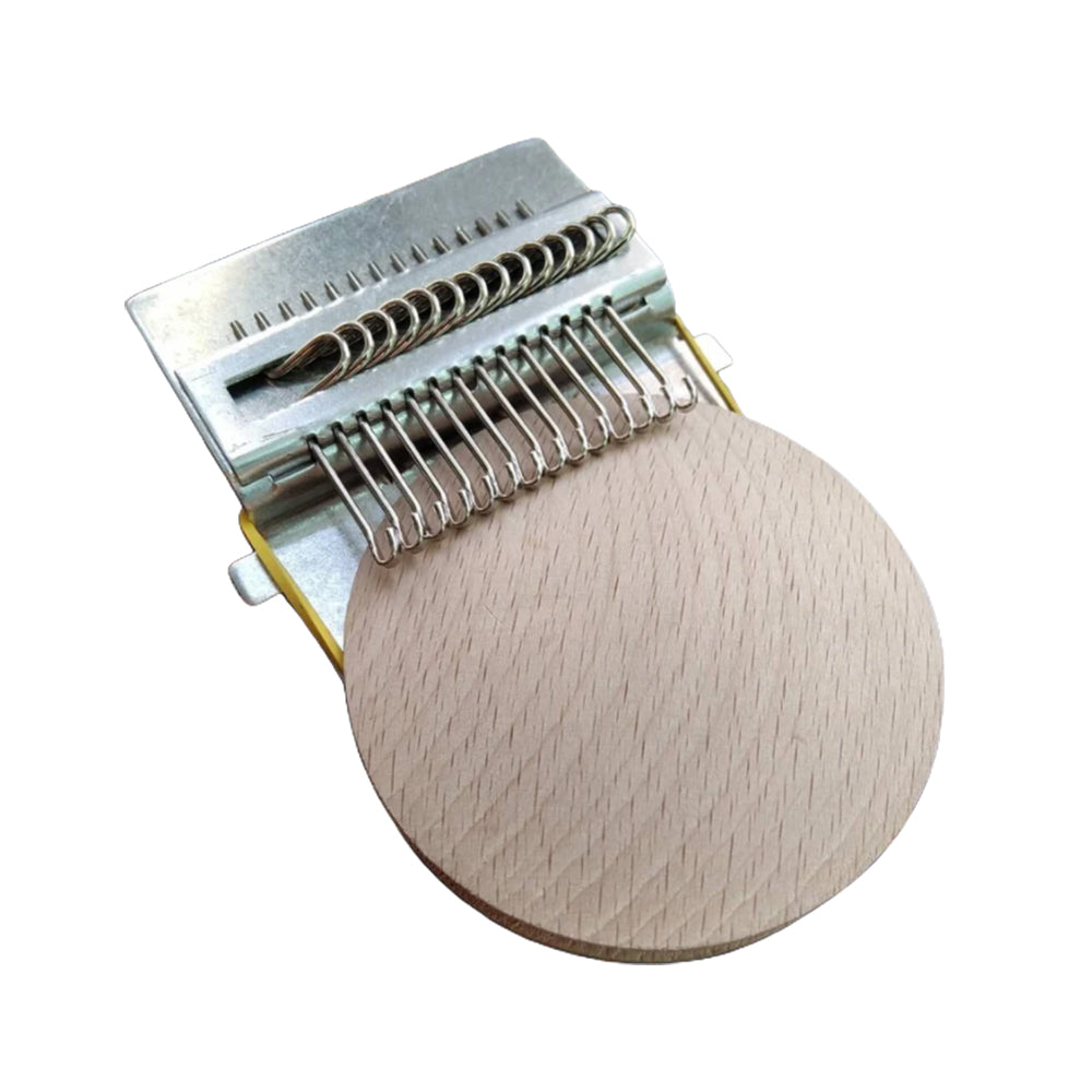 Wooden Small Loom Speedweve Type Weave Tool Set DIY 14 Hooks Darning Machine