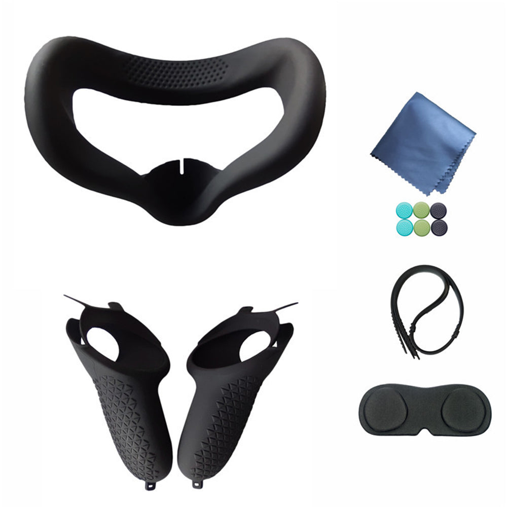 Non-Branded 13PCS VR Face Cover Lens Cover Touch Controller Grip Cover for Oculus Quest 2