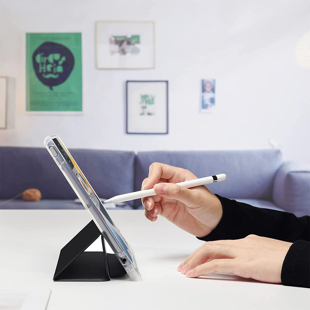 2X Tablet Case for iPad Mini 6 with Pencil Holder for Apple Pencil Black Grey Tablet Accessories