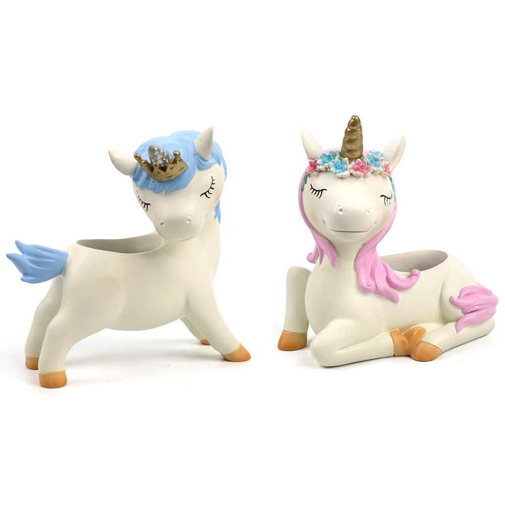 2X Unicorn Succulent Planter Pot Plant Pot