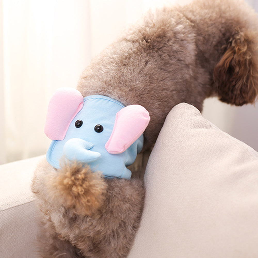 4X 2XL Size Printed Pattern Washable Male Dog Diapers Belly Wrap Band