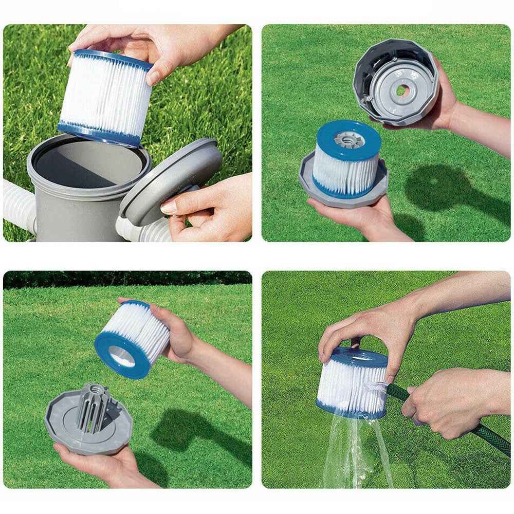 4X Pool Filter Cartridge Replacement Cartridge for Bestway VI