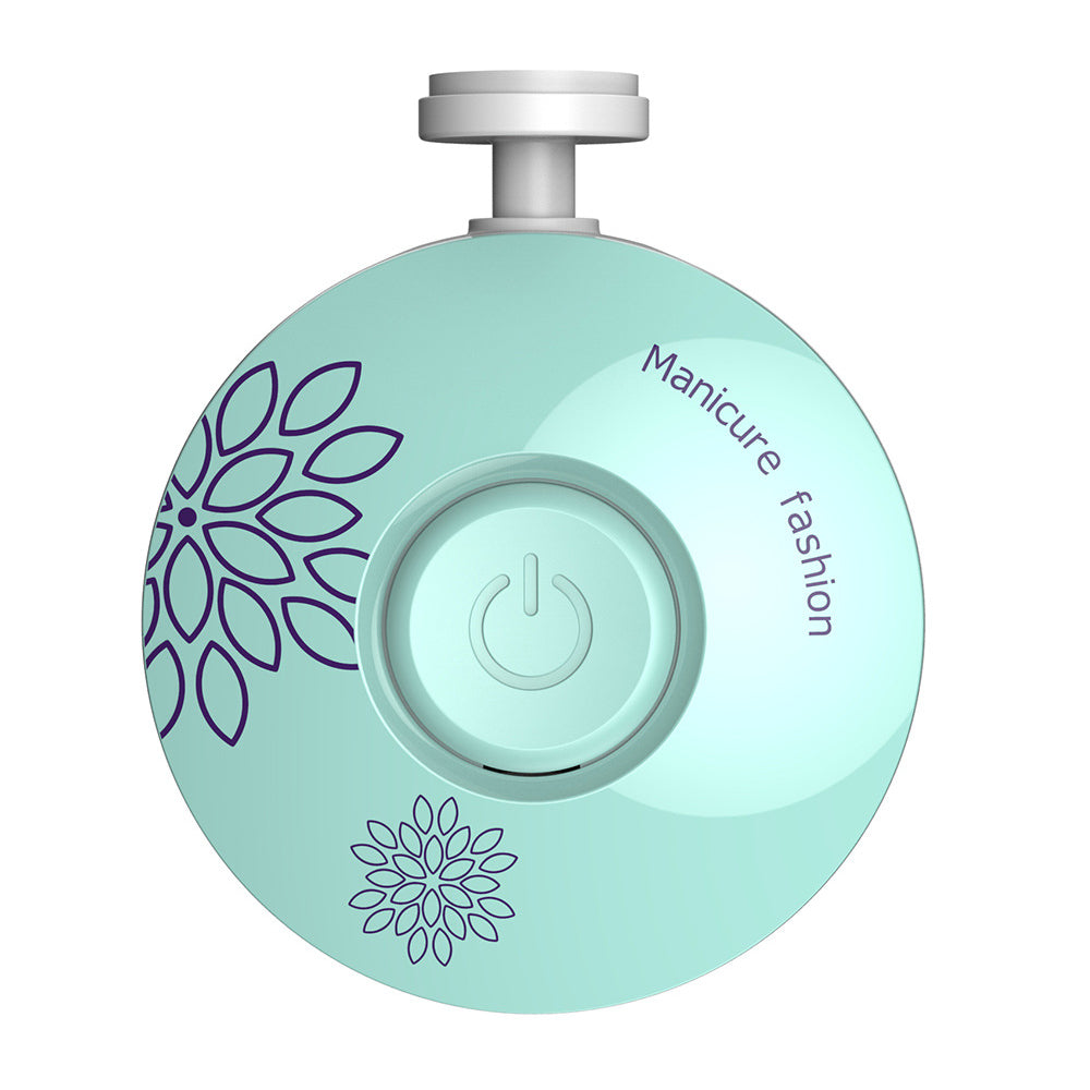 2X Electric Nail Trimmer Nail Polisher Nail File with 6 Grinding Heads