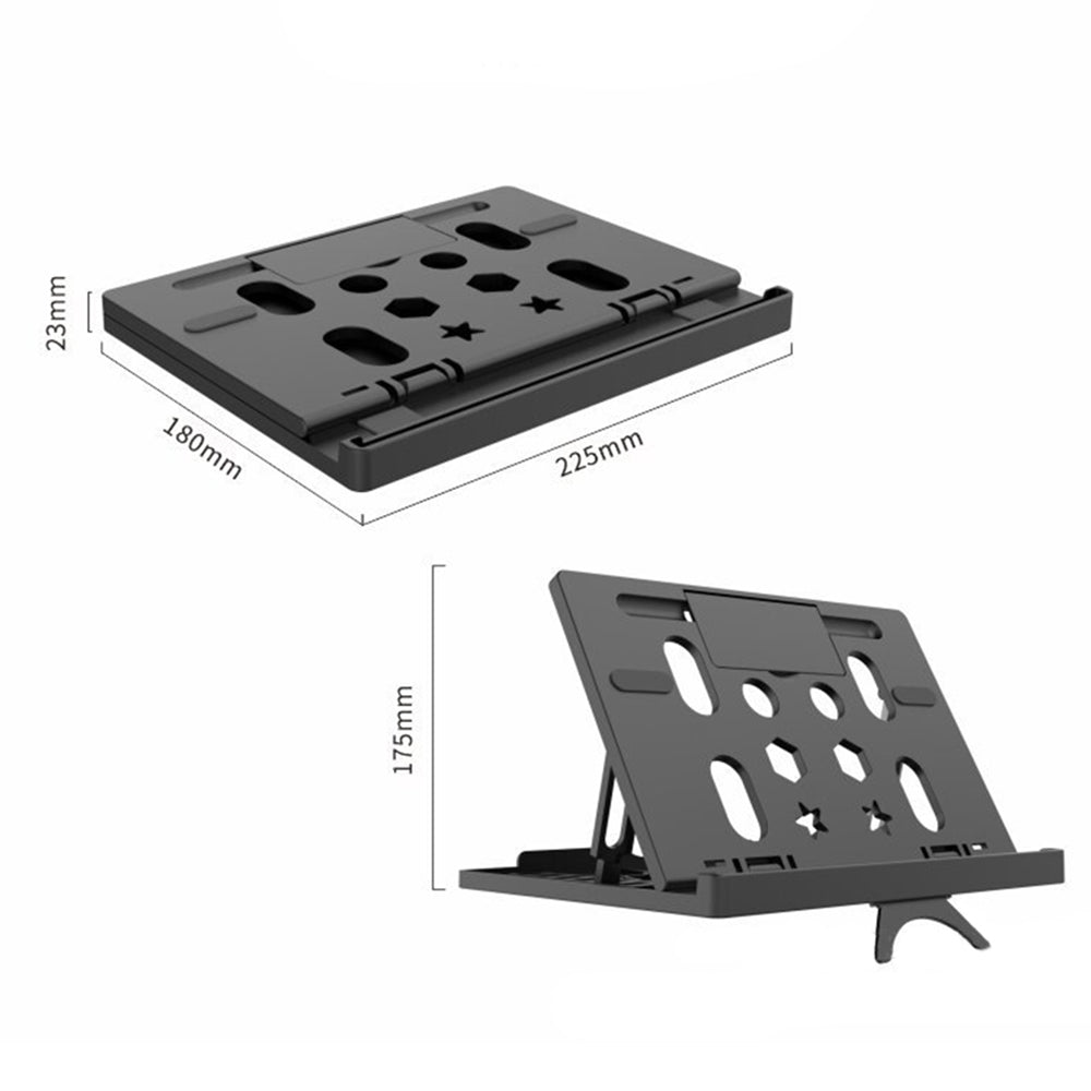 2X Black White Tablet Holder Stand Adjustable Riser Phone Elevator