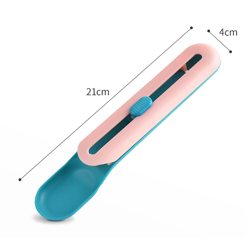 2X Wet Cat Treats Spoon Pet Snacks Feeding Spoon Lickable Cat Treat Squeezer