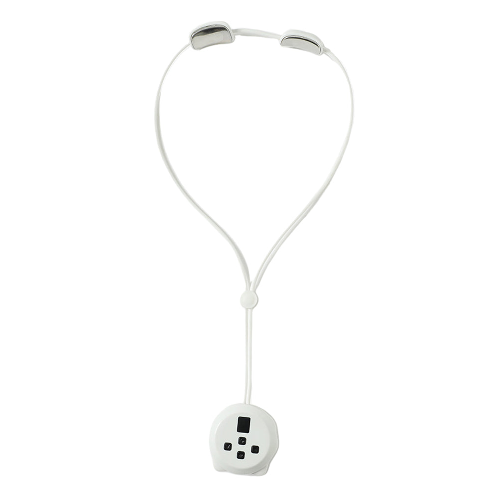 2X Neck Massager Electric Heating Neck Massage Tool 5 Modes 9 Levels Blue White