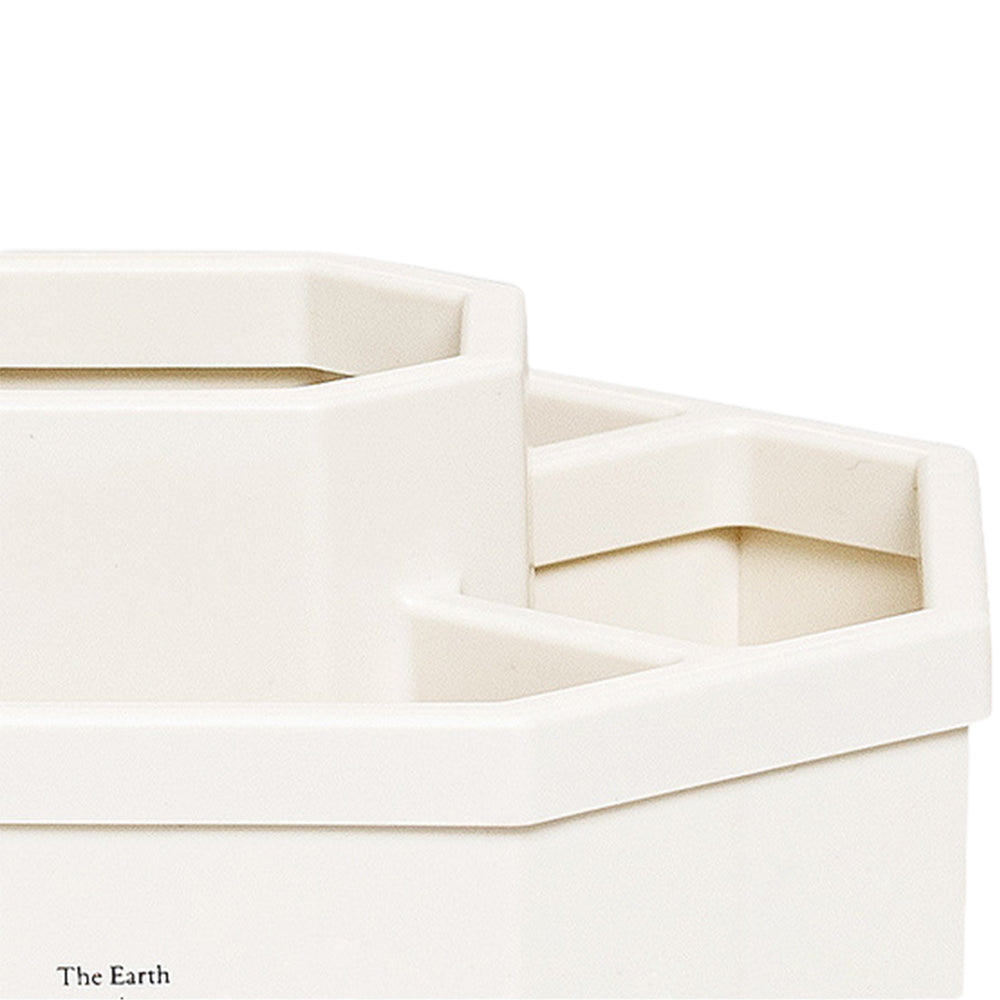 2Pcs 360 Degree Spinning Turntable Lazy Susan Desk Organizer Storage Rack White