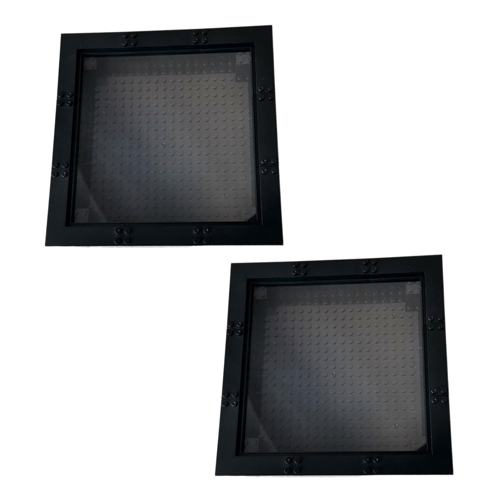 2X Medium DIY Building Block Figures Display Blocks Frame Compatible with LEGO