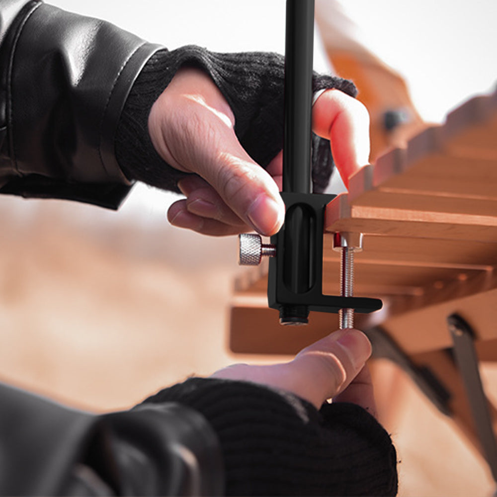 Camping Lamp Pole Portable Folding Lamp Stand Hanging Light Holder