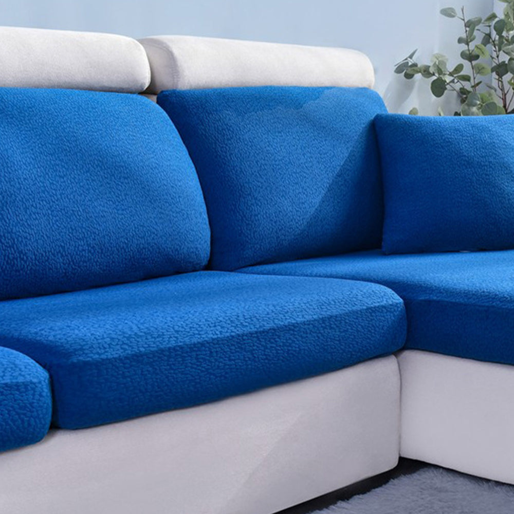 Stretch Sofa Seat Cushion Cover Seat Cover Couch Seat Slipcover XL Blue