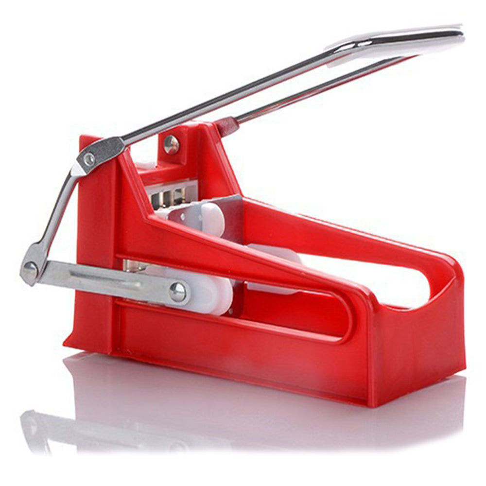 Potato Chipper Chip Cutter Kitchen Vegetable Slicer Potato Cutter with 2 Blade