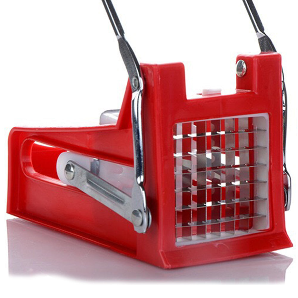 Potato Chipper Chip Cutter Kitchen Vegetable Slicer Potato Cutter with 2 Blade