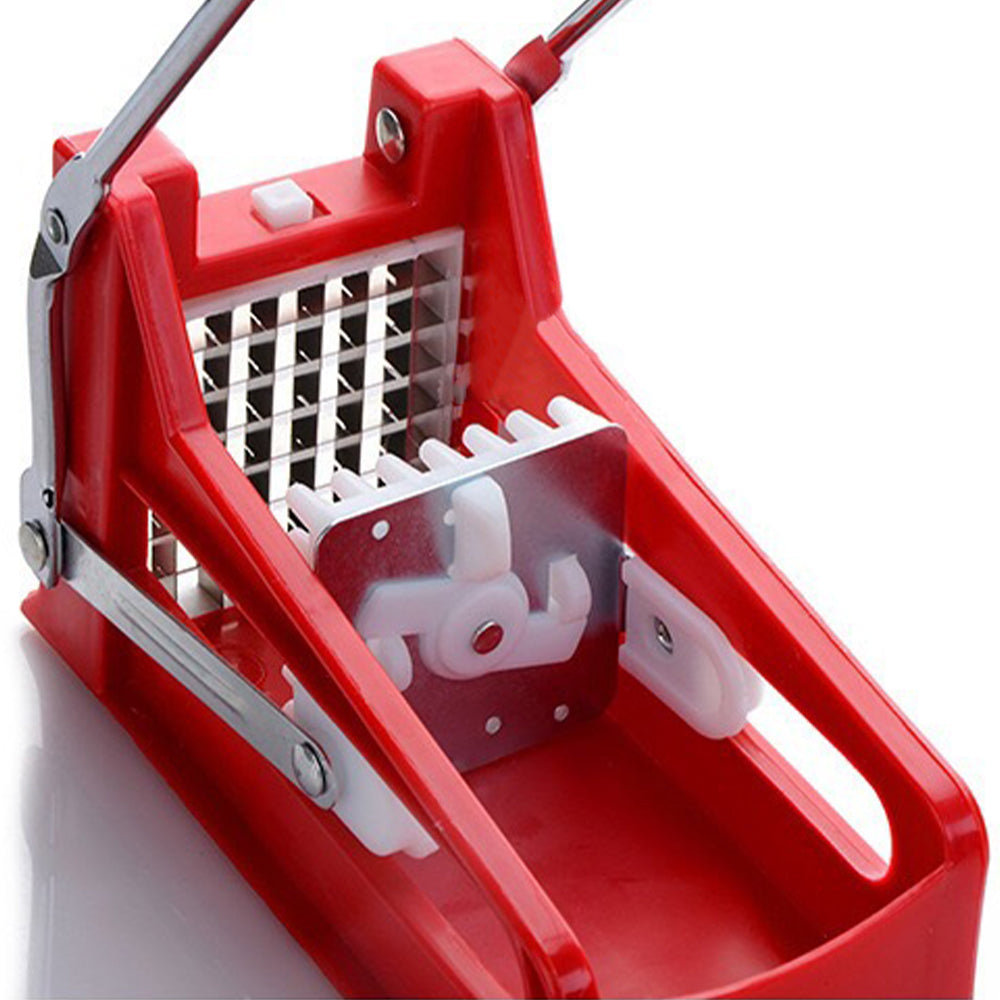 Potato Chipper Chip Cutter Kitchen Vegetable Slicer Potato Cutter with 2 Blade
