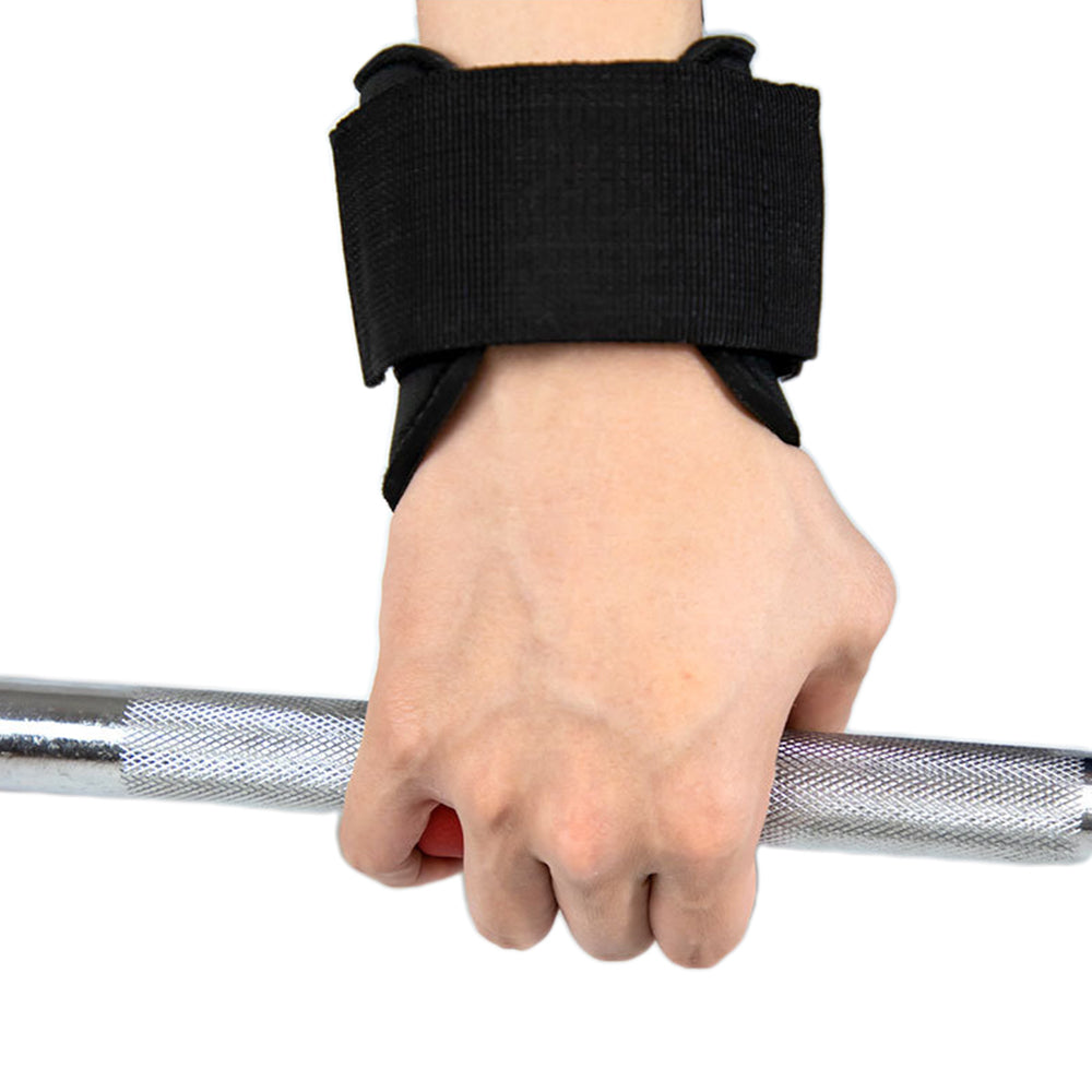 Weight Lifting Hook Hand Grip Support Wrist Straps Powerlifting Grips Gym Red