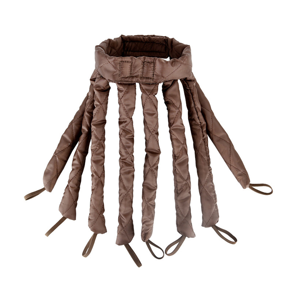 Lazy Heatless Hair Curler Headband Hair Roller Hair Curling Rod Hair Brown