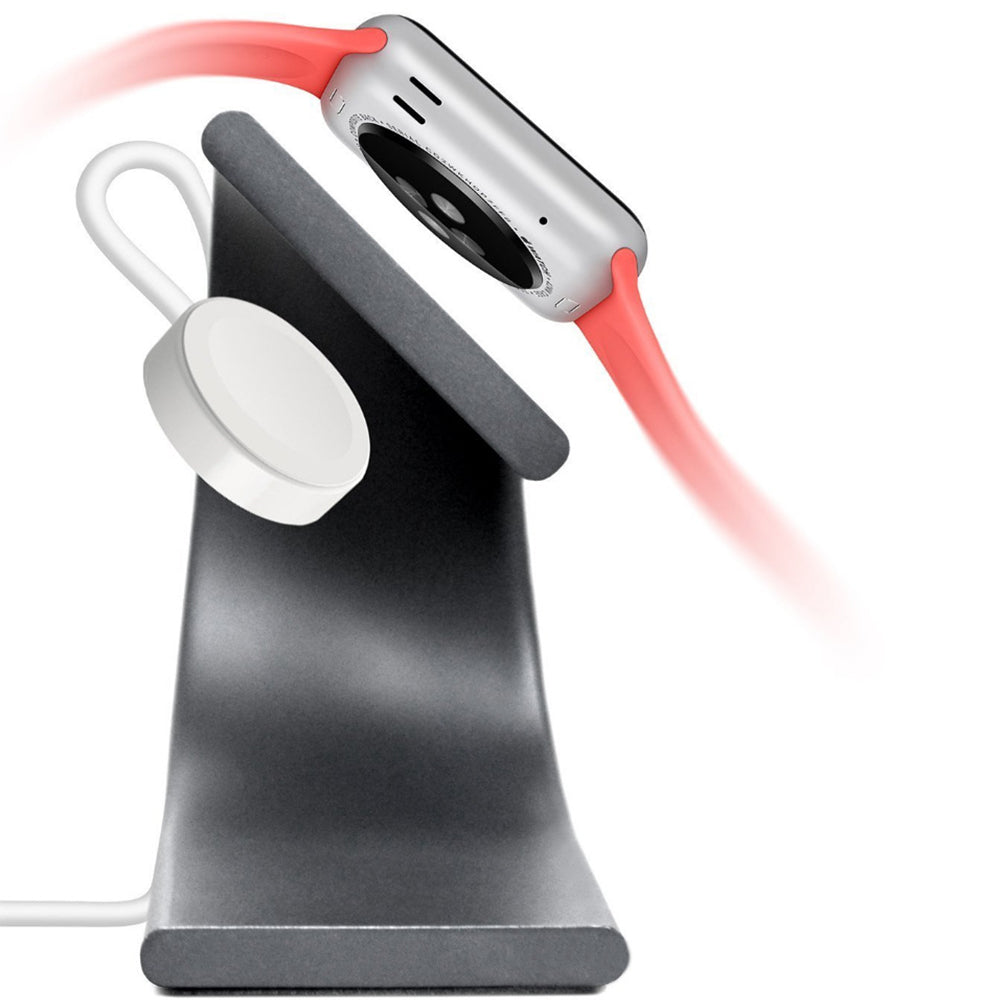 Wireless Charger Stand for Apple Watch Wireless Charger Grey