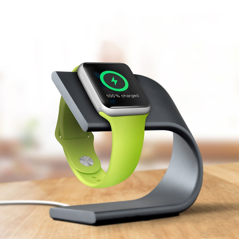 Wireless Charger Stand for Apple Watch Wireless Charger Grey