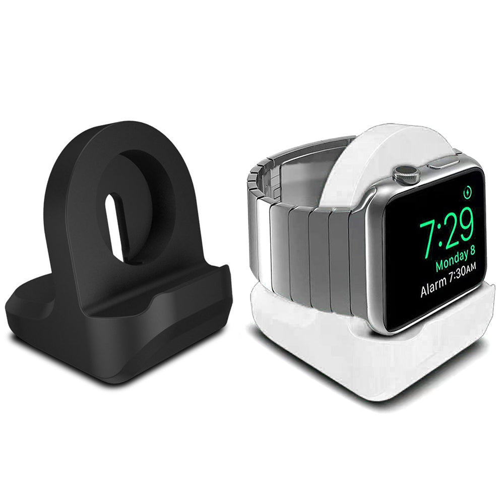 2X Wireless Charger Stand for Apple Watch Wireless Charger Black White