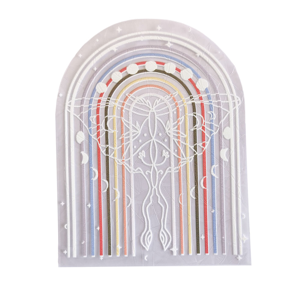 3Pcs Suncatcher Window Sticker Window Clings Static Rainbow Sun Catcher Window Decal