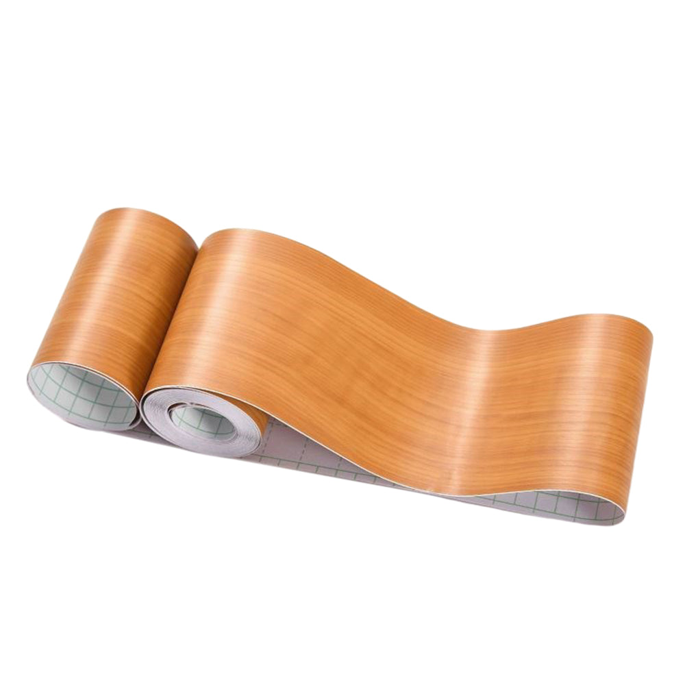 5Pcs Self Adhesive Wood Grain Repair Patch Tape Wood Grain Sticker Tape Patches Yellow