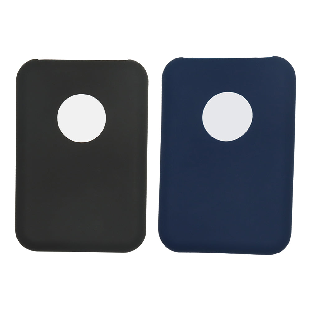 2X Silicone Protective Case for Apple Magsafe Battery Pack Black Blue