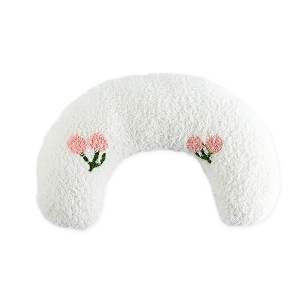 Cat Pillow U Shape Pet Puppy Dog Sleeping Pillow White