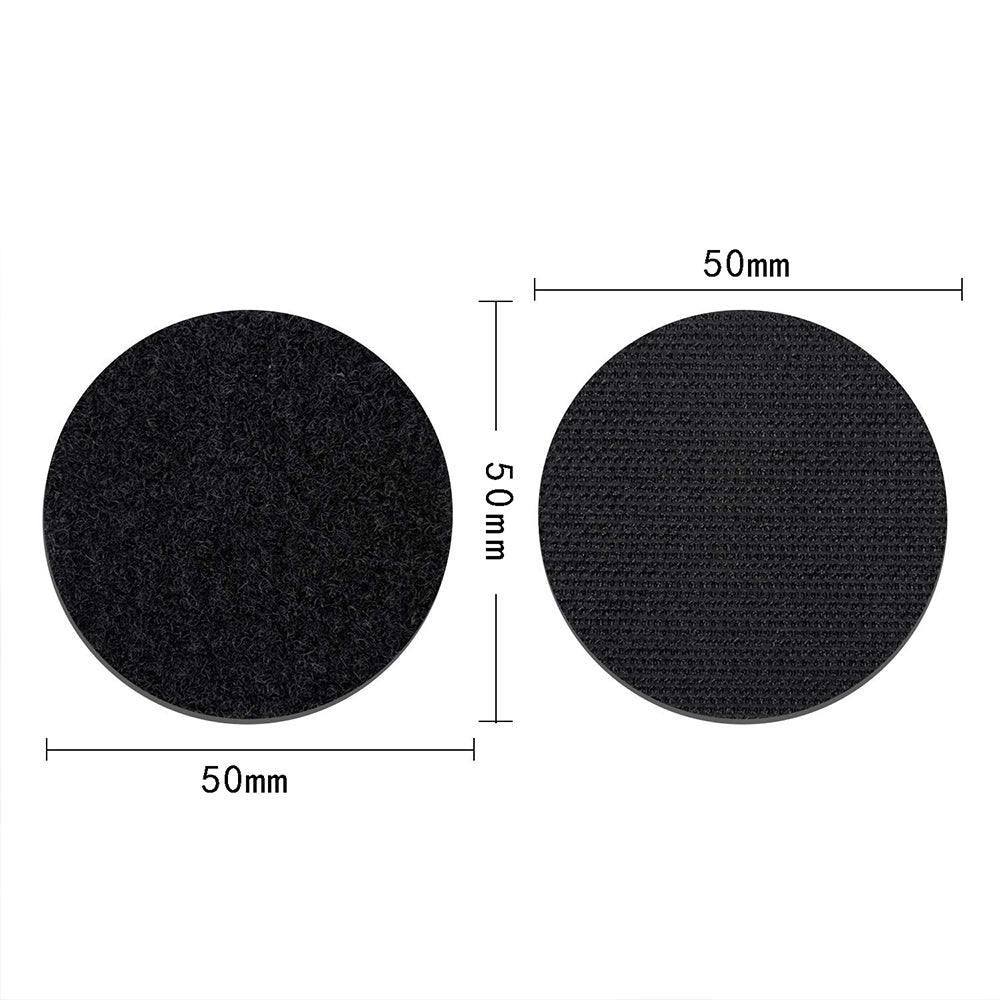 50 Pairs Non Slip Pad Self Adhesive Hook and Loop Tape Fixing Couch Cushion Carpet