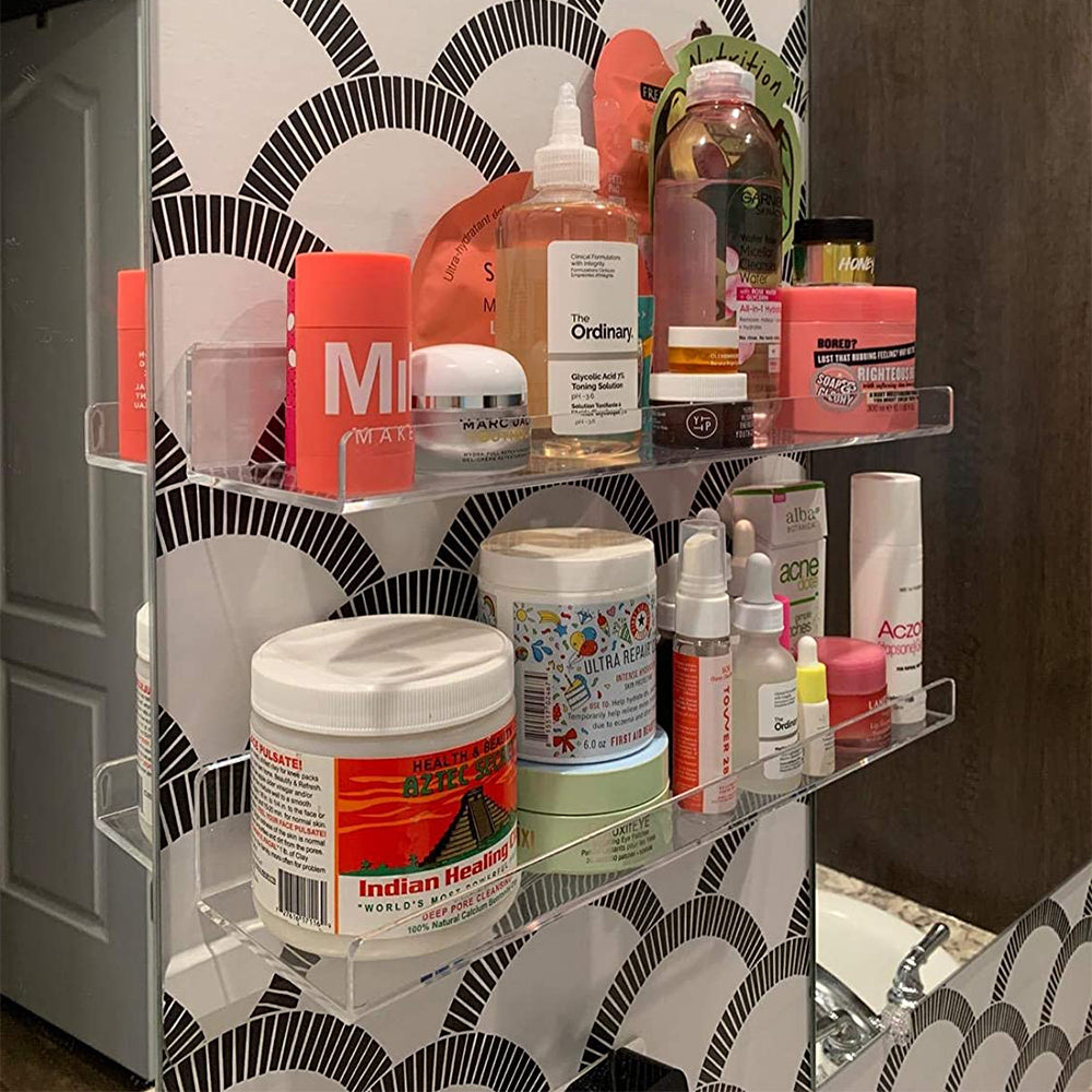 2X Acrylic Floating Wall Ledge