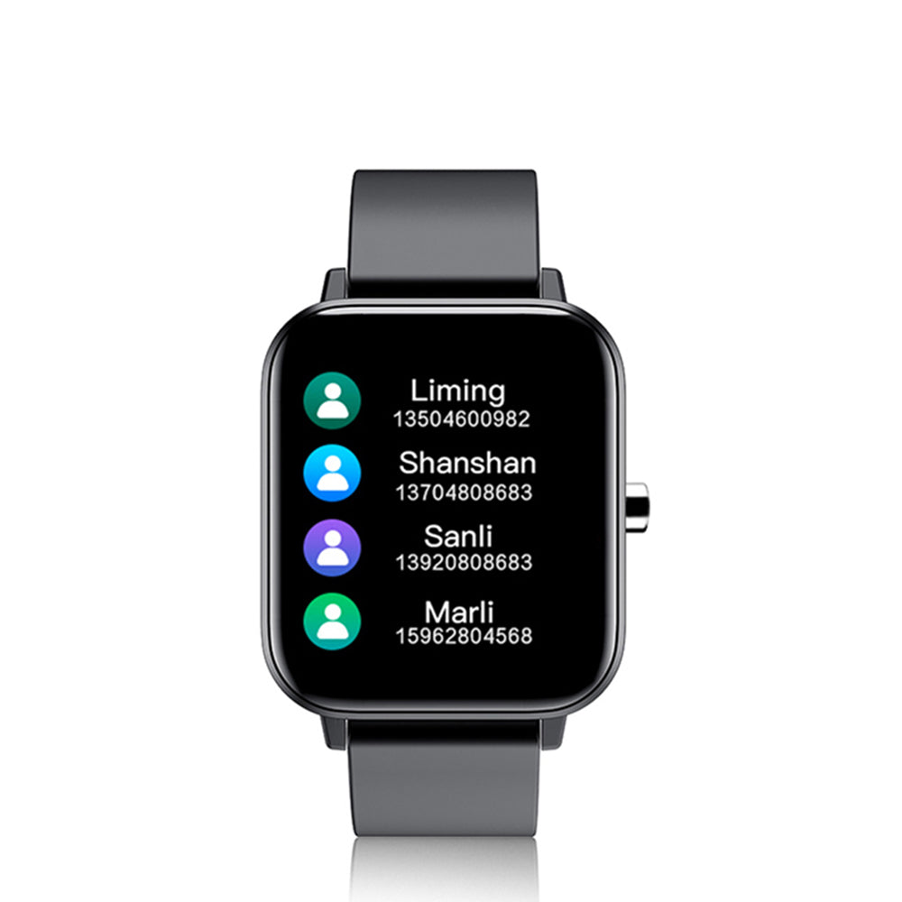 Smart Watch Touch Screen Fitness Tracker Sports Smartwatch Heart Rate Monitor Black