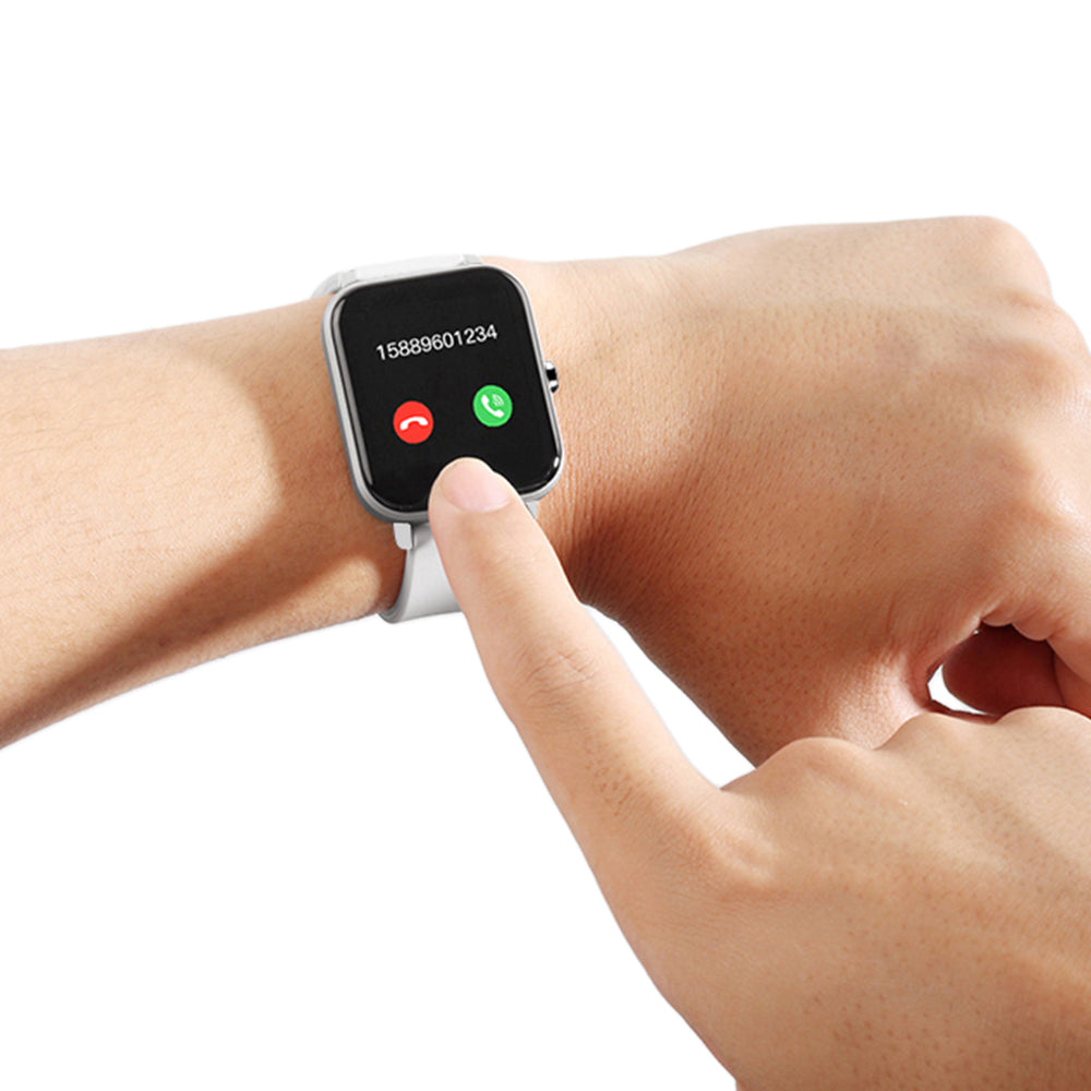 Smart Watch Touch Screen Fitness Tracker Sports Smartwatch Heart Rate Monitor Grey