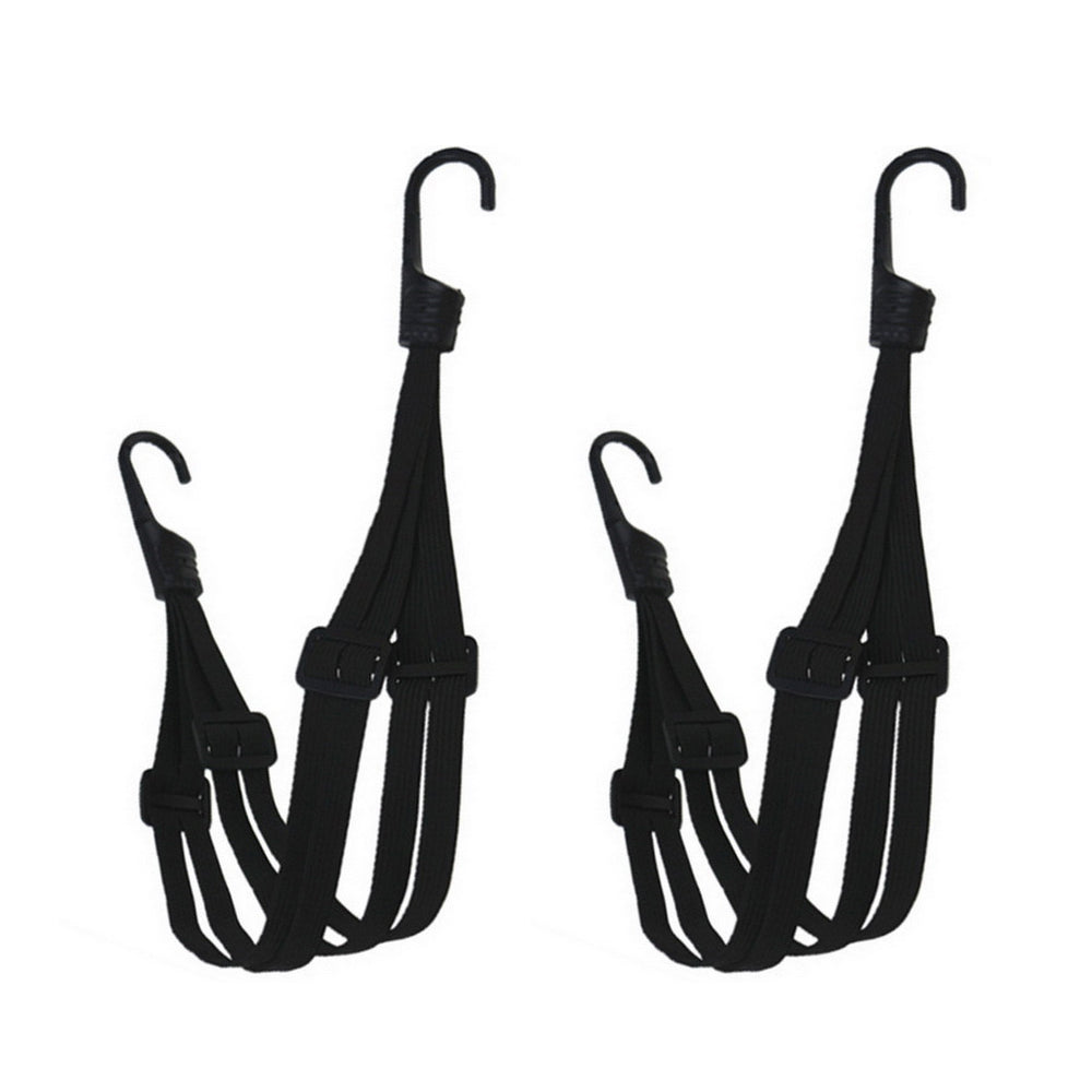 2Pcs Motorcycle Helmet Luggage Strap with Hooks