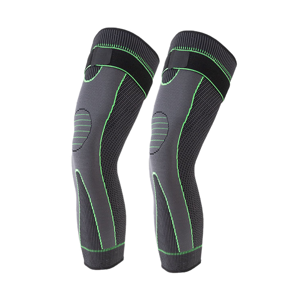 Sport Knee Sleeves Gym Support Gear Green S Size