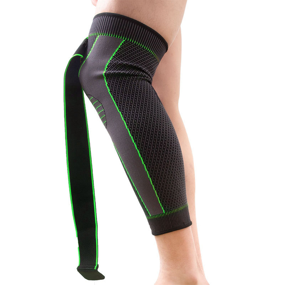 Sport Knee Sleeves Gym Support Gear Green S Size