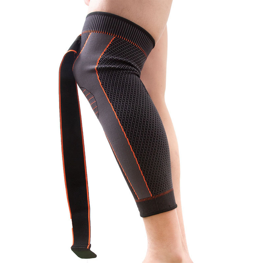 Self Heating Sport Knee Sleeves Orange XL Size