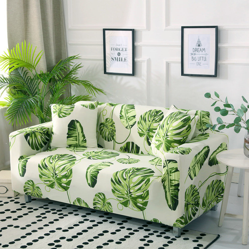 1 Seat Printed Pattern Sofa Cover Stretch Couch Cover Style 2