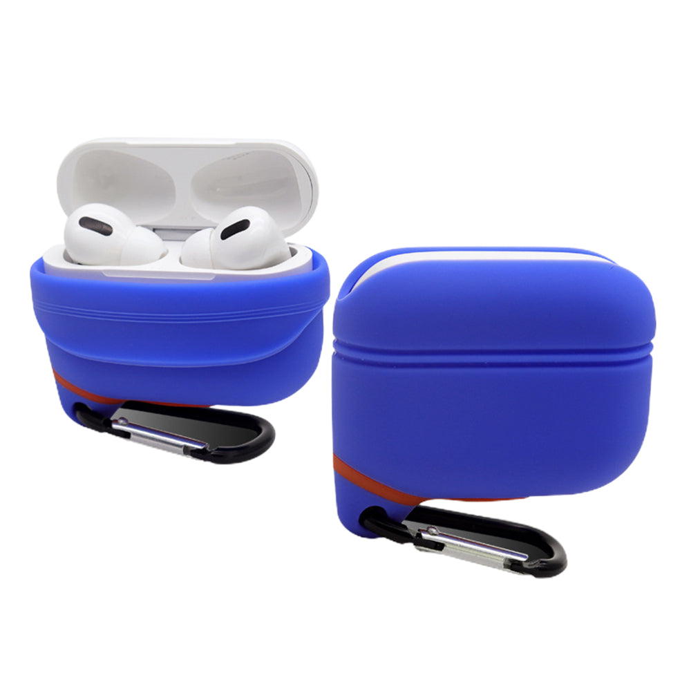 2X Water Resistant Wireless Earphone Protective Cover for Apple Airpods Pro Blue
