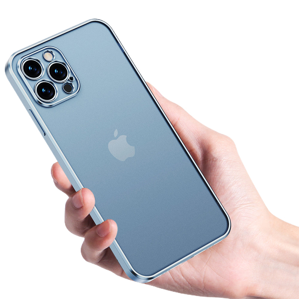 2X Frosted Phone Case Cover for iPhone 13 Pro Black Clear