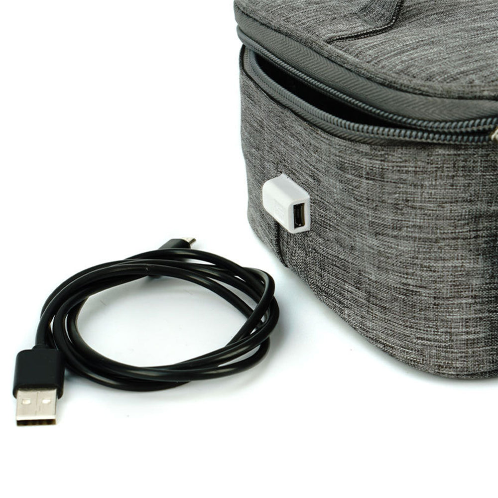 1X Electric Insulated Lunch Bag USB Heating Food Warmer