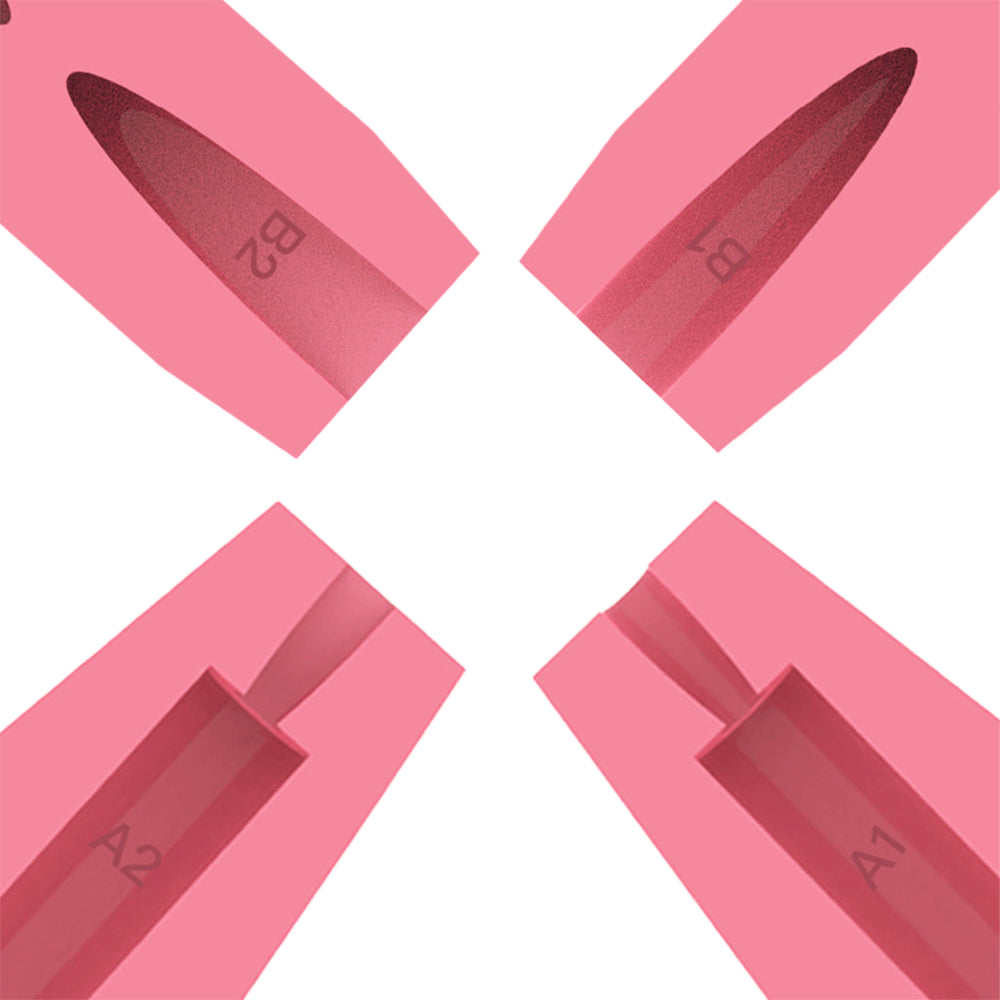 2X Eyebrow Pencil Sharpening Tool Blue Pink