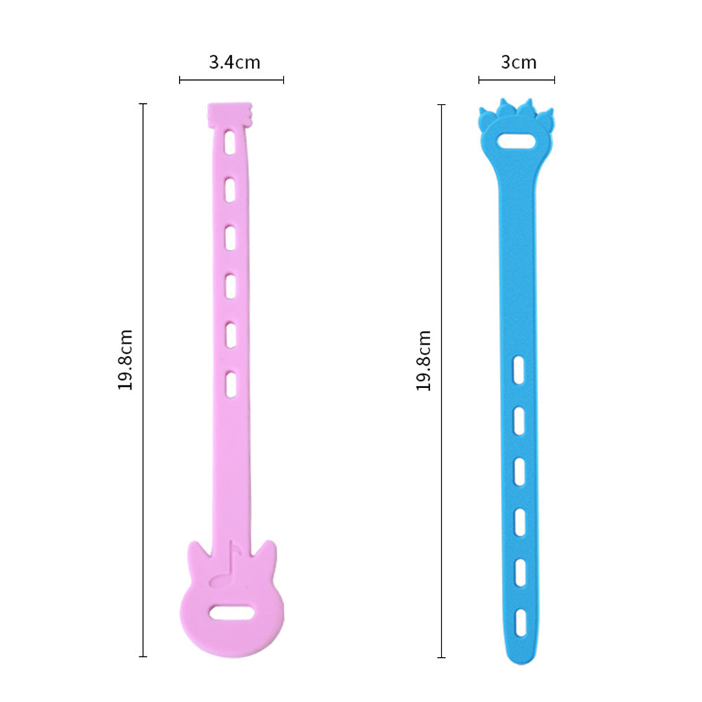 4 Pack Silicone Magic Hanger Connector Strips Random Color