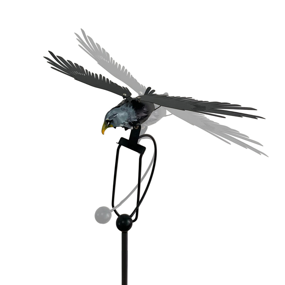 Metal Swing Eagle Garden Statues