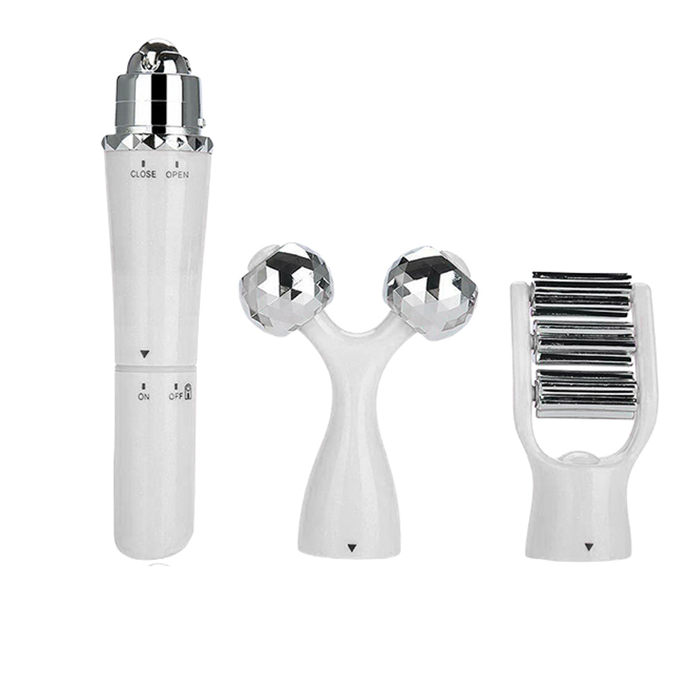 Electric Face Roller Massager White