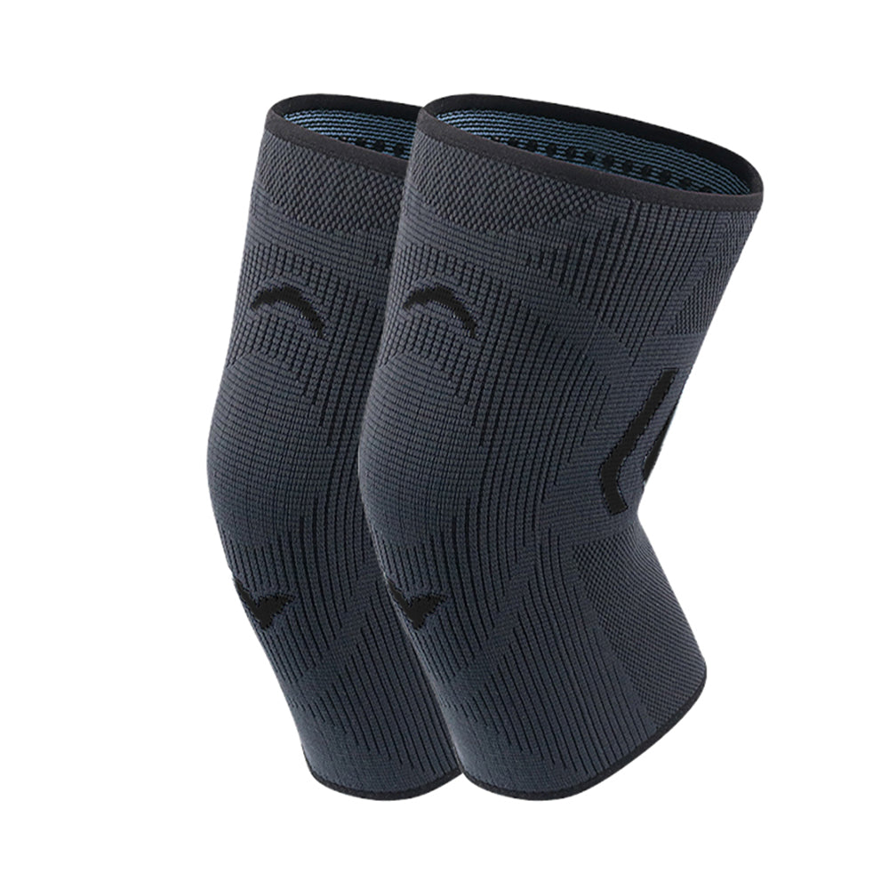 One Pair Sport Knee Brace Black L Size