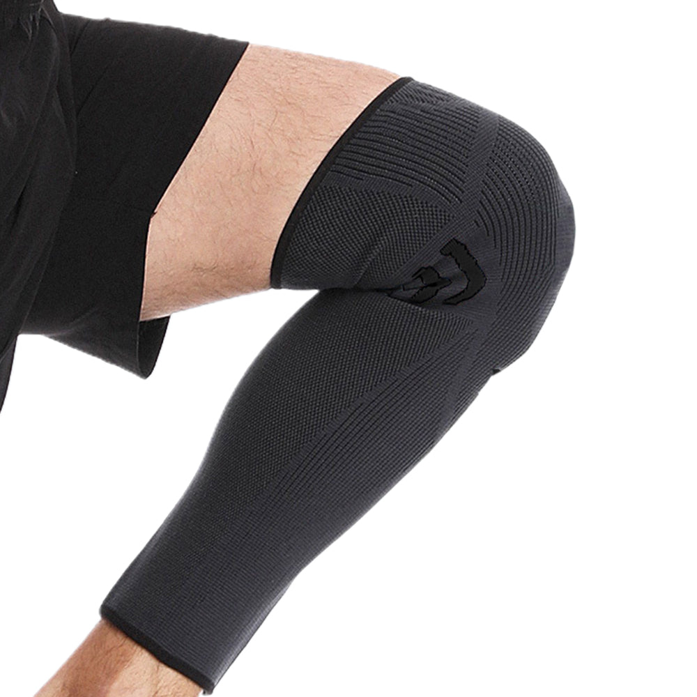 One Pair Sport Knee Brace Black L Size