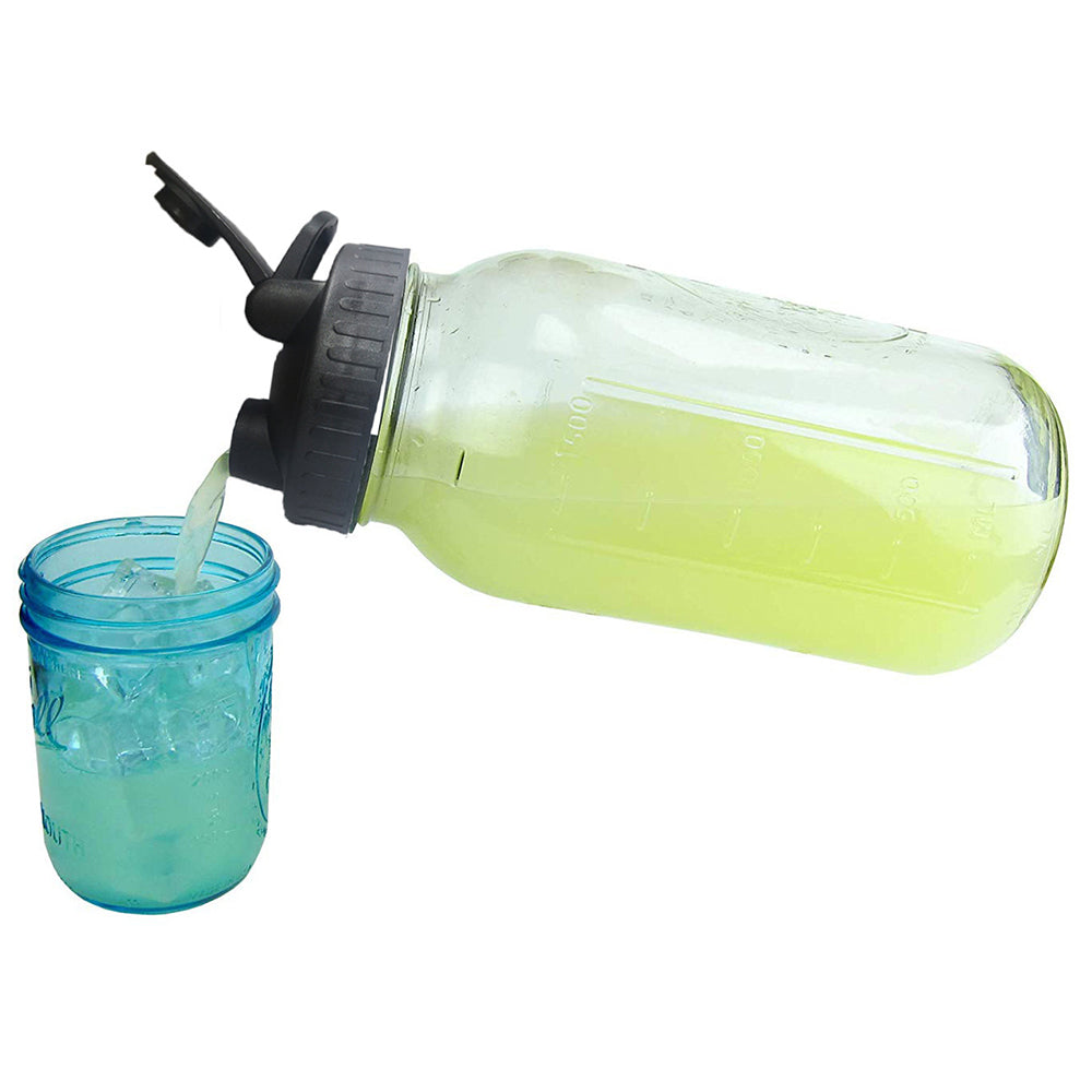 2Pcs Leak Proof Mason Jar Lids S Size