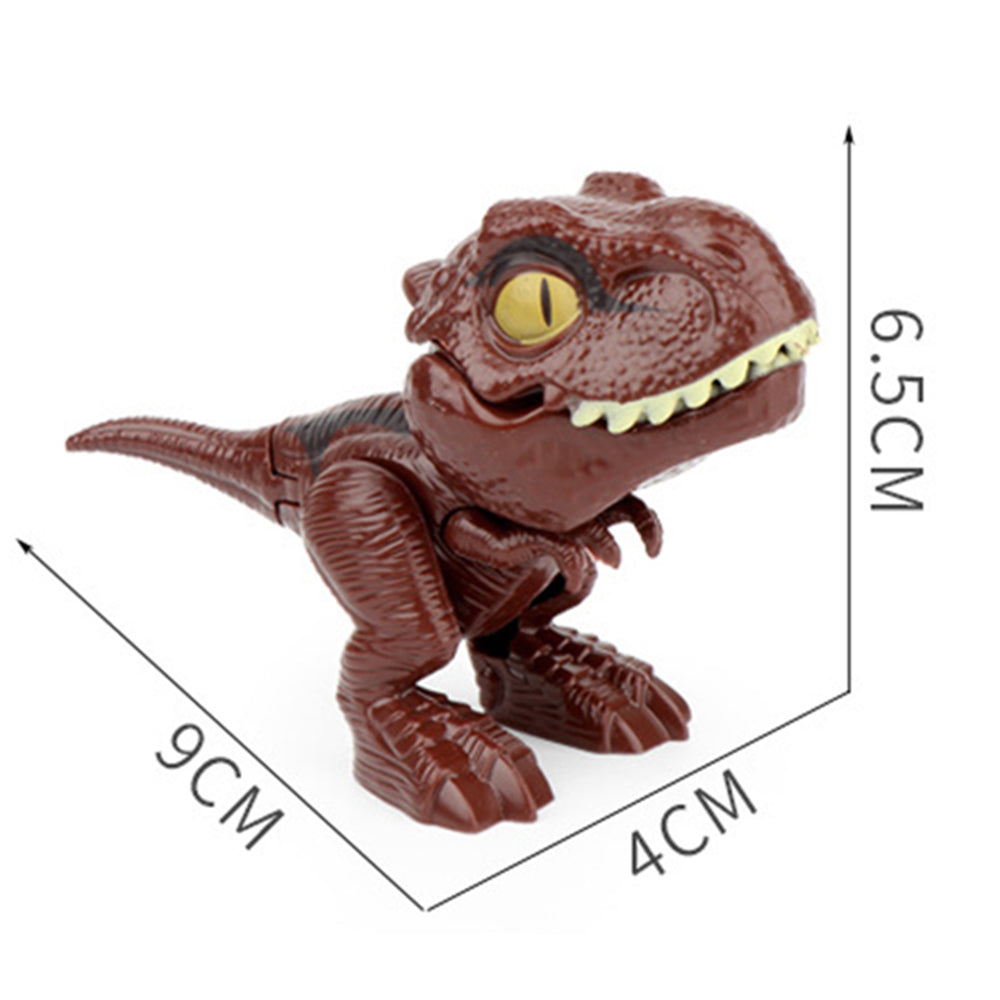 4Pcs Biting Hand Dinosaur Toys with Dinosaur Egg