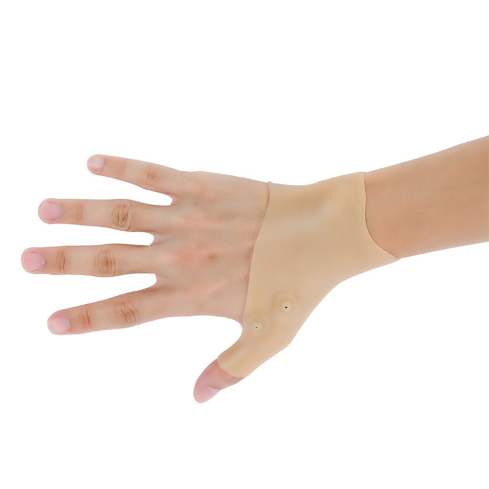 2 Pairs Silicone Magnetic Wrist Brace Gloves