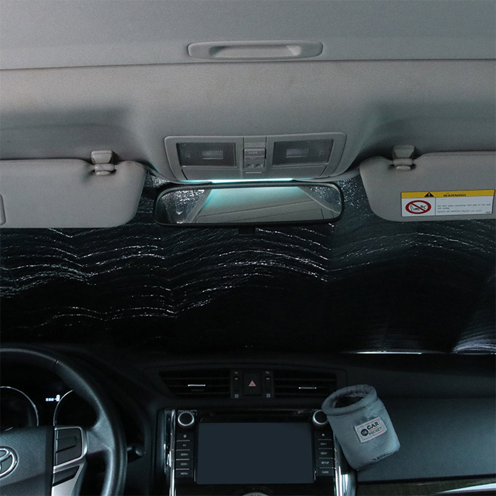 140x75cm Car Front Windscreen Sunshade Sun Visors