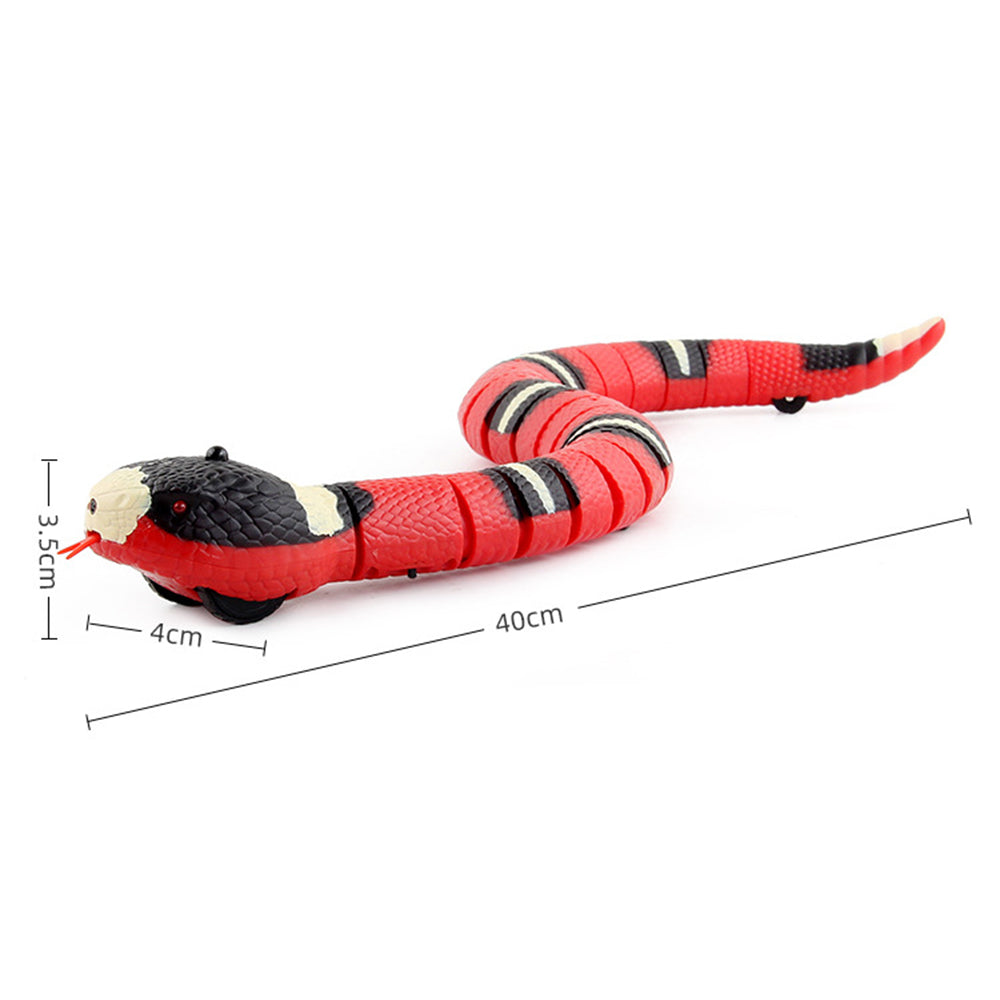 Pet Electric Induction Snake Toy Obstacle Avoidance Trick Toy Cat Teaser Toy