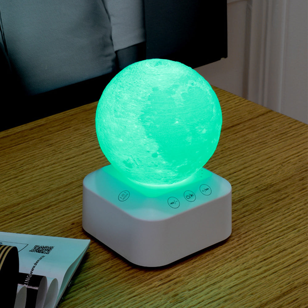 White Noise Machine Remote Control Moon Lamp Night Light